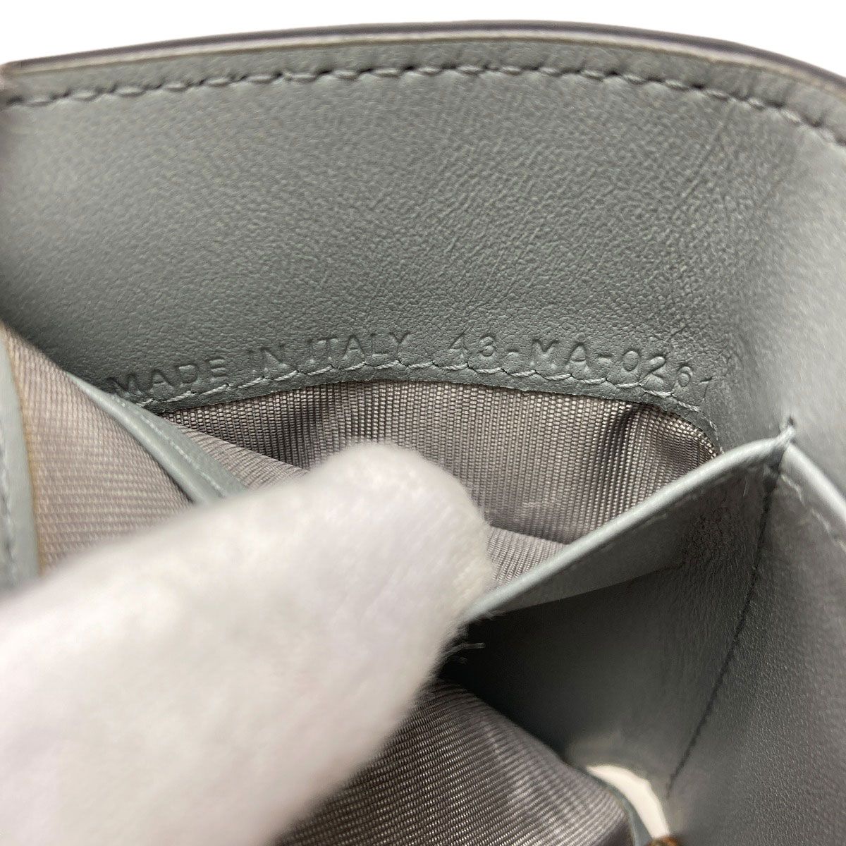Dior Saddle Lotus Bifold Wallet Leather — view 8
