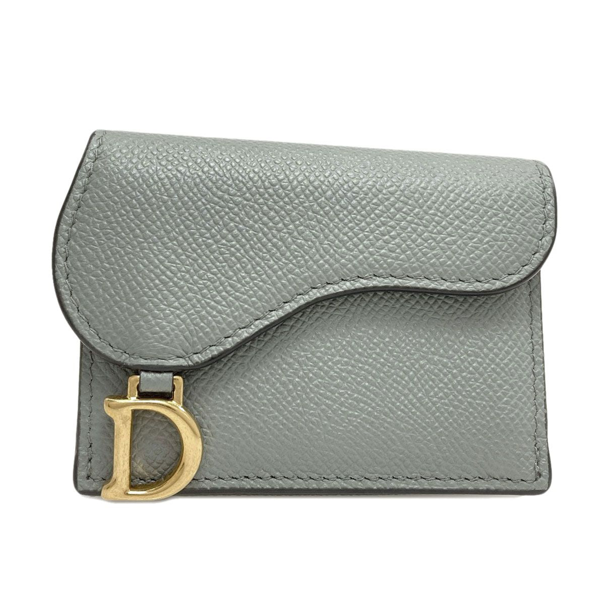 Dior Saddle Lotus Bifold Wallet Leather