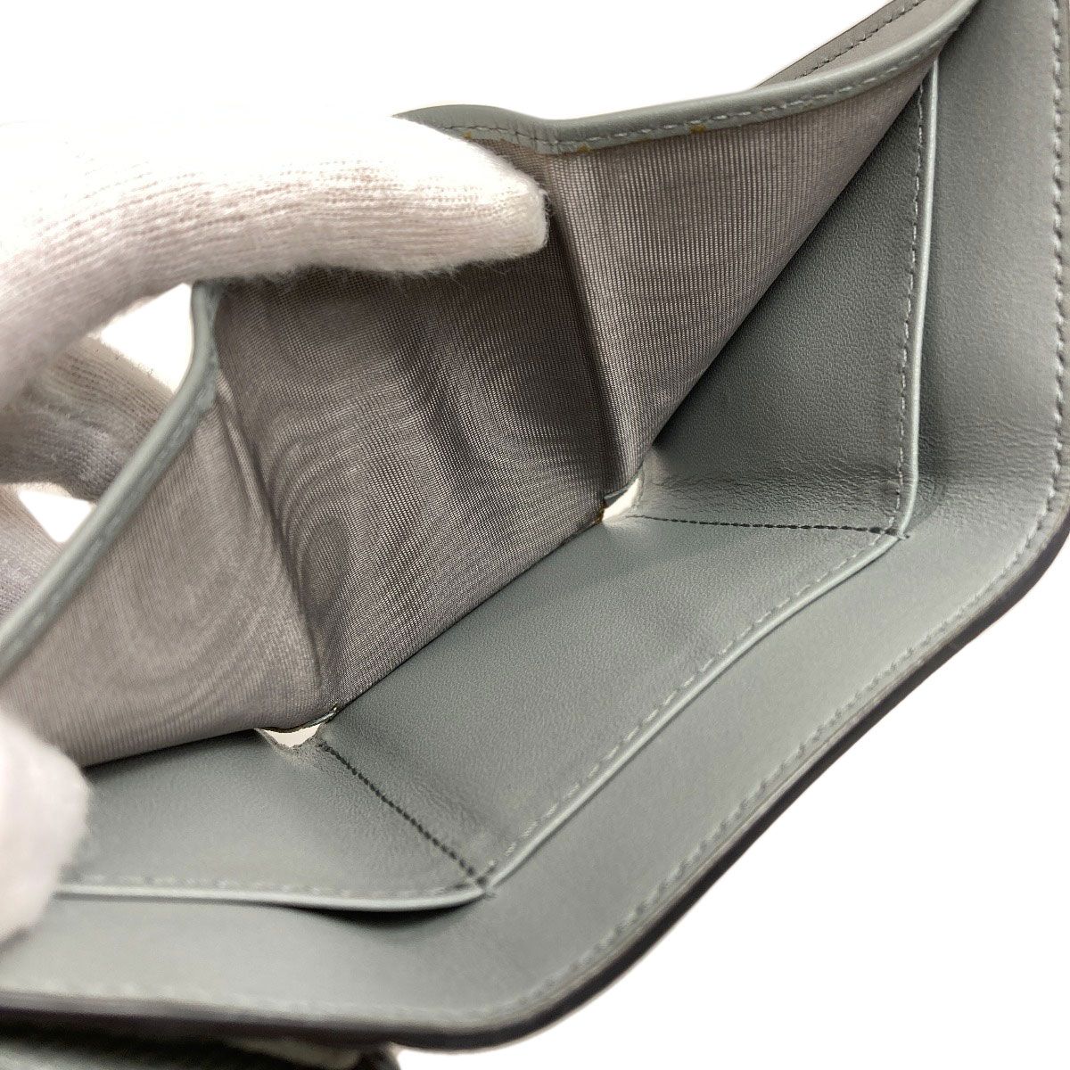 Dior Saddle Lotus Bifold Wallet Leather — view 5