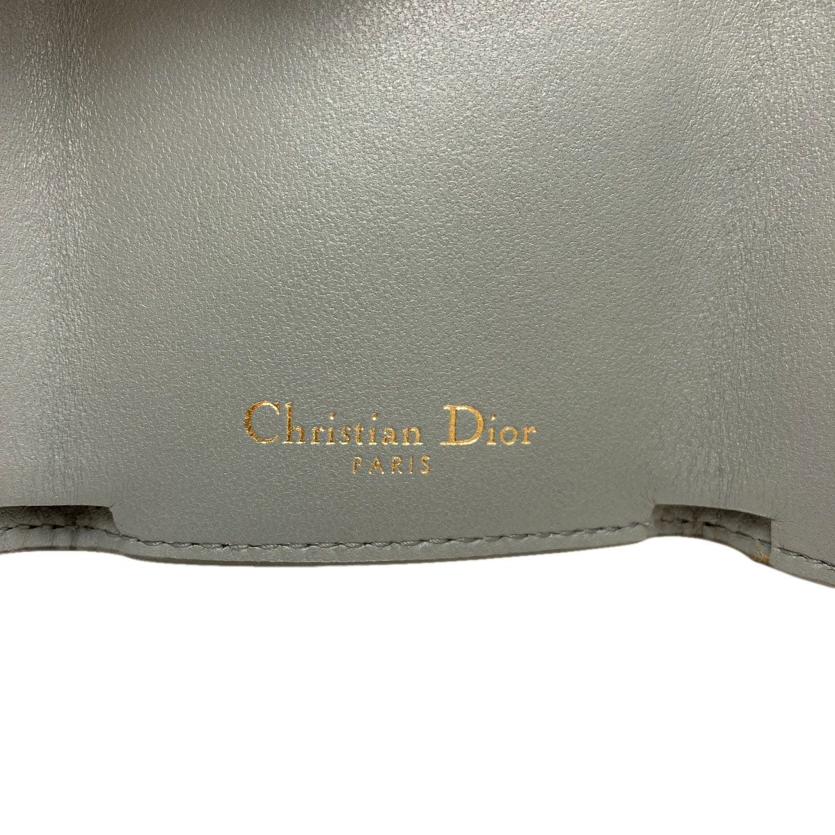 Dior Saddle Lotus Bifold Wallet Leather — view 7