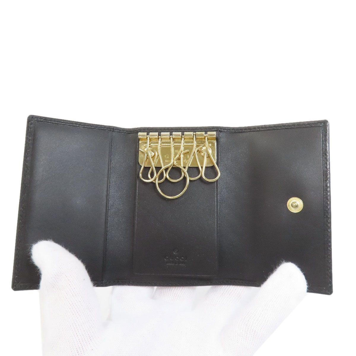Gucci 033 GG Key Case Leather Key Holder — view 4