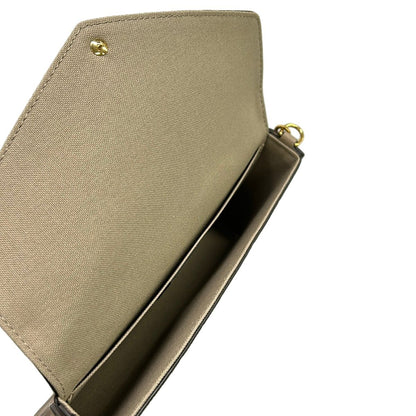 Louis Vuitton Wallet Monogram Empreinte Pochette Felicie Tourtle Leather Cowhide — view 4