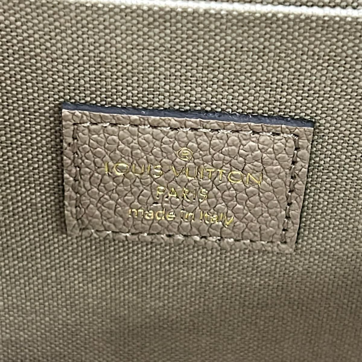Louis Vuitton Wallet Monogram Empreinte Pochette Felicie Tourtle Leather Cowhide — view 6