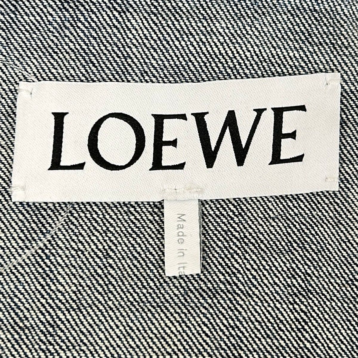 Loewe Jean 32 XS Navy Blue Long Sleeve Spring Autumn Cotton Jacket — view 3