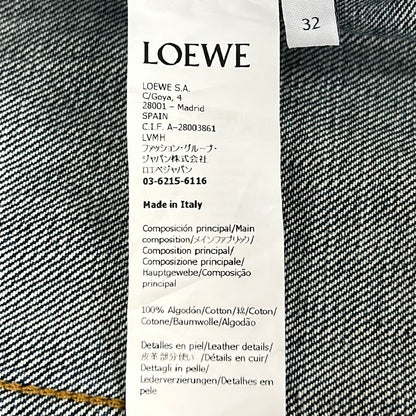 Loewe Jean 32 XS Navy Blue Long Sleeve Spring Autumn Cotton Jacket — view 4