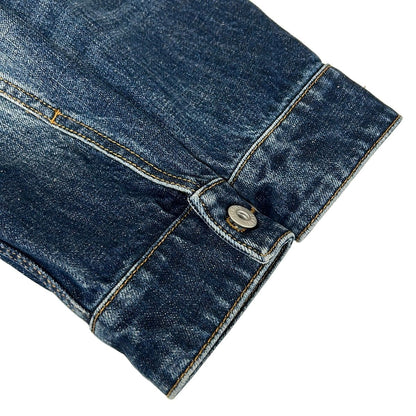 Loewe Jean 32 XS Navy Blue Long Sleeve Spring Autumn Cotton Jacket — view 5