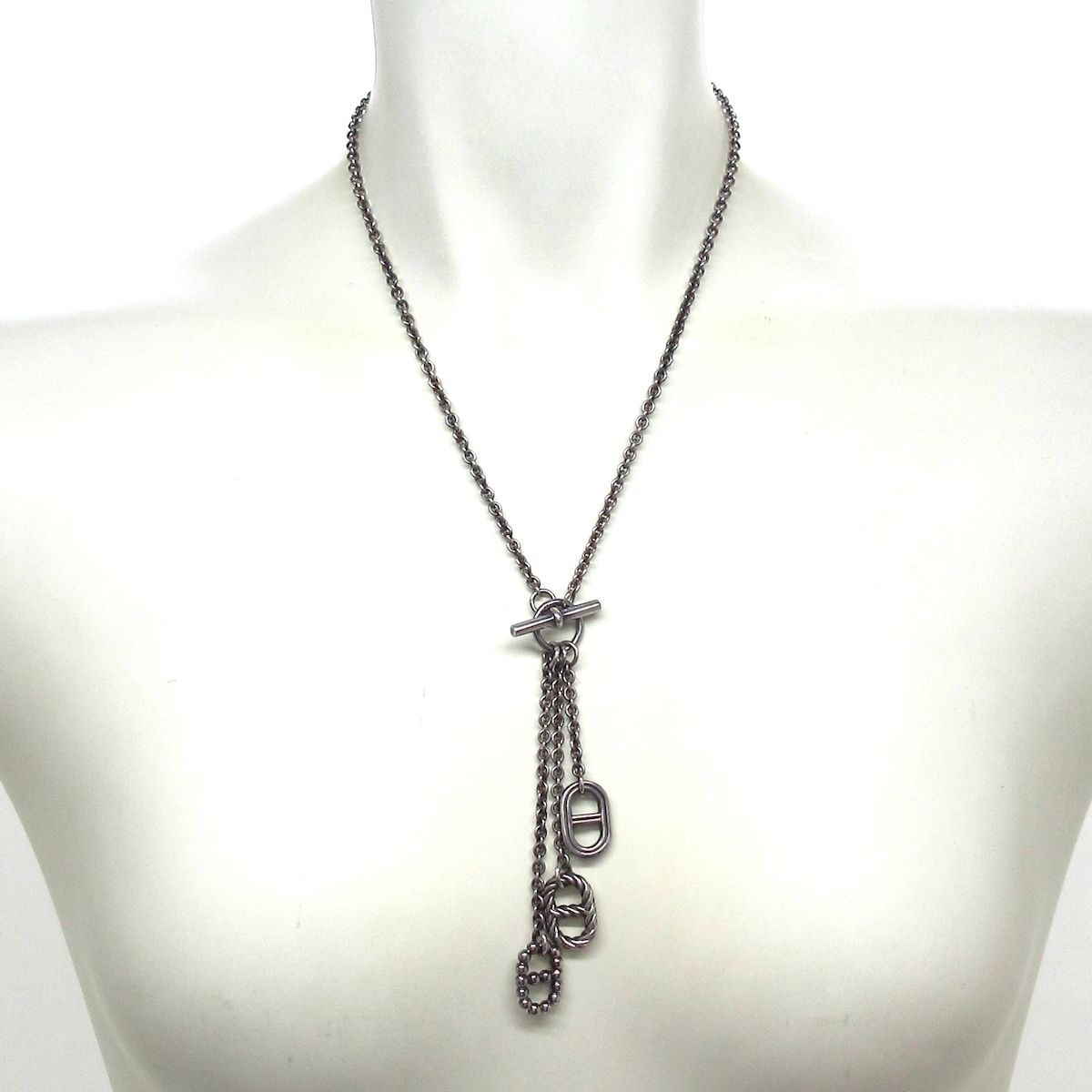 Hermes Necklace Parade PM Chaine D'ancre Silver — view 2