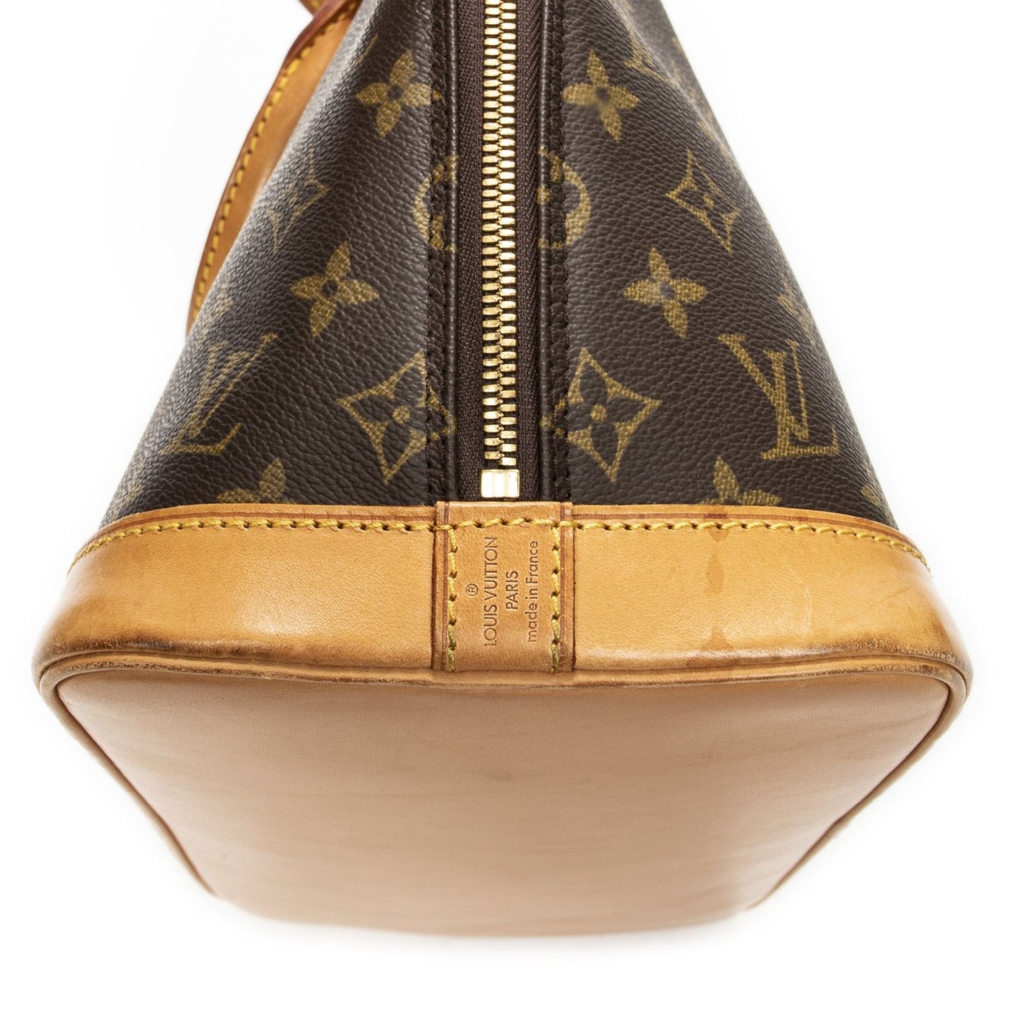 Louis Vuitton Alma Brown Monogram Canvas Handbag — view 7