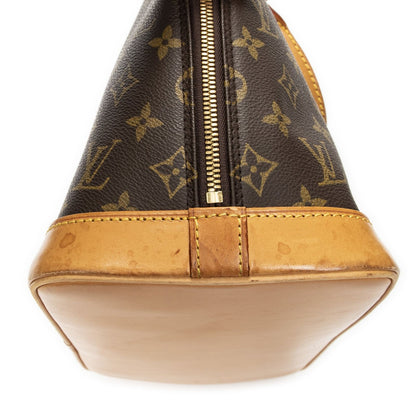 Louis Vuitton Alma Brown Monogram Canvas Handbag — view 8