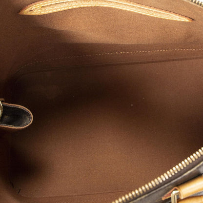 Louis Vuitton Alma Brown Monogram Canvas Handbag — view 9