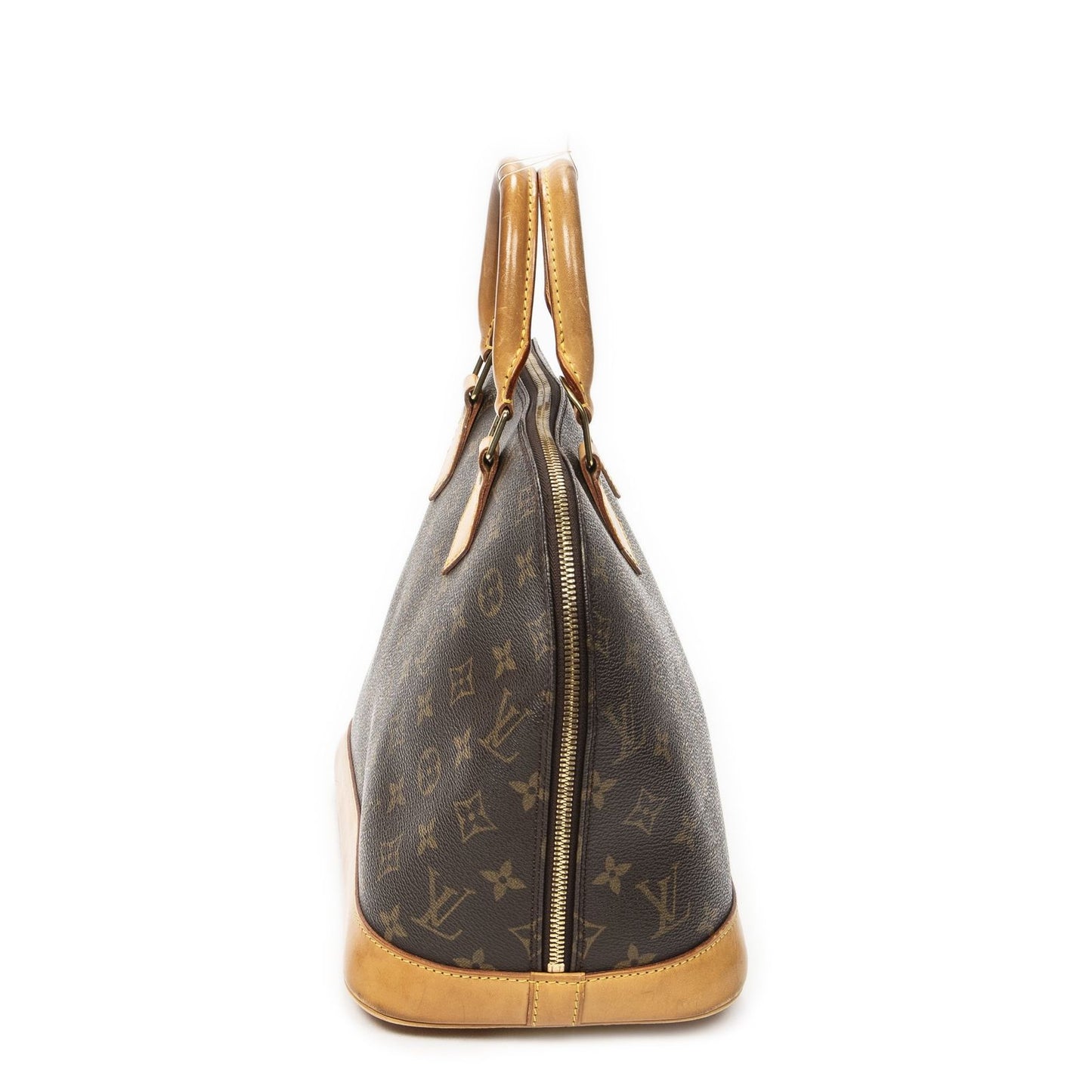 Louis Vuitton Alma Brown Monogram Canvas Handbag — view 3