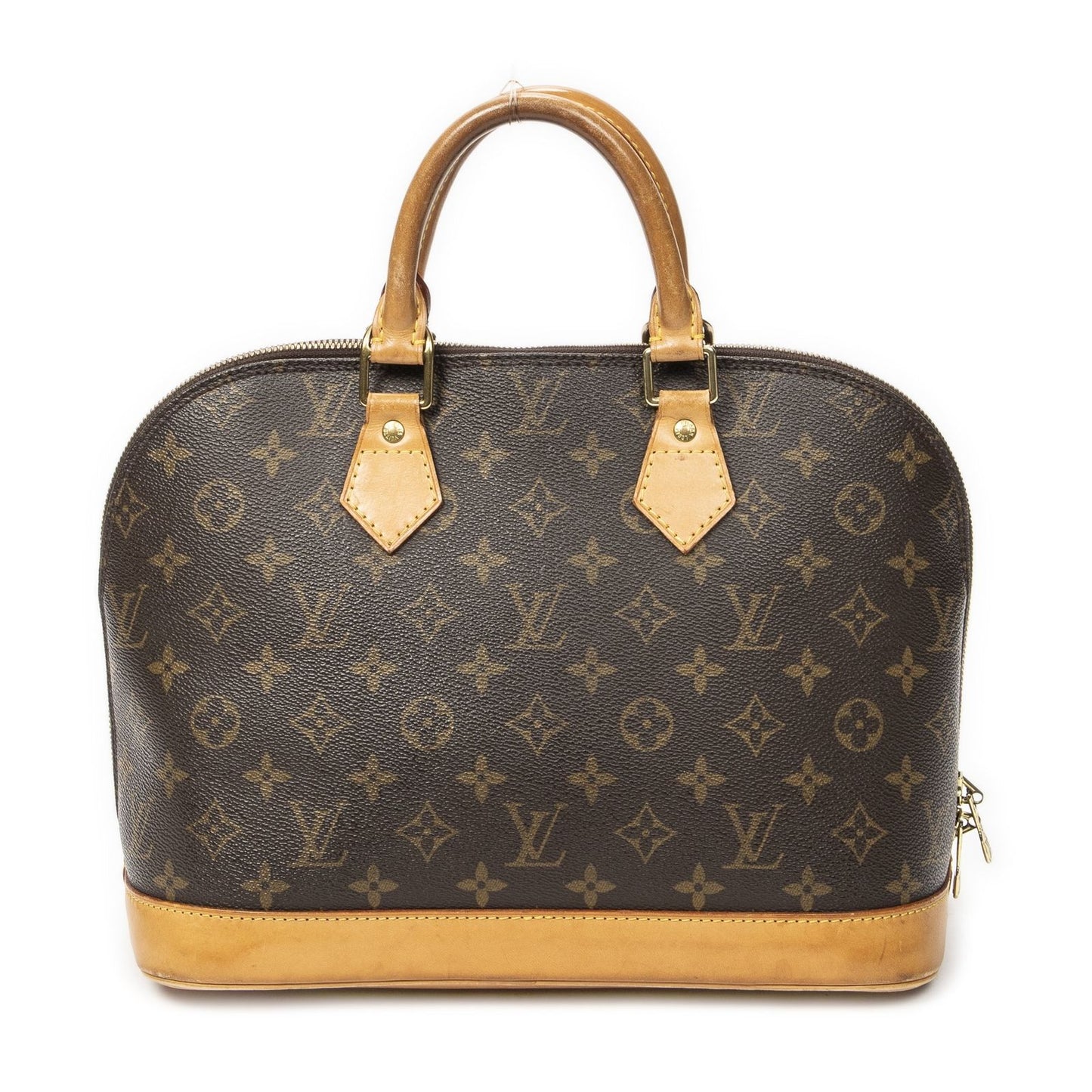 Louis Vuitton Alma Brown Monogram Canvas Handbag — view 5