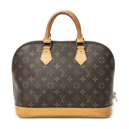 Louis Vuitton Alma Brown Monogram Canvas Handbag — view 5