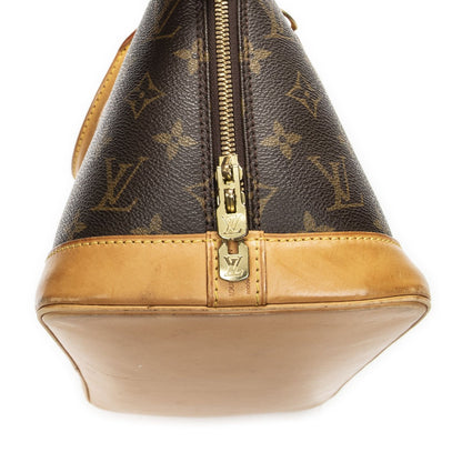 Louis Vuitton Alma Brown Monogram Canvas Handbag — view 8