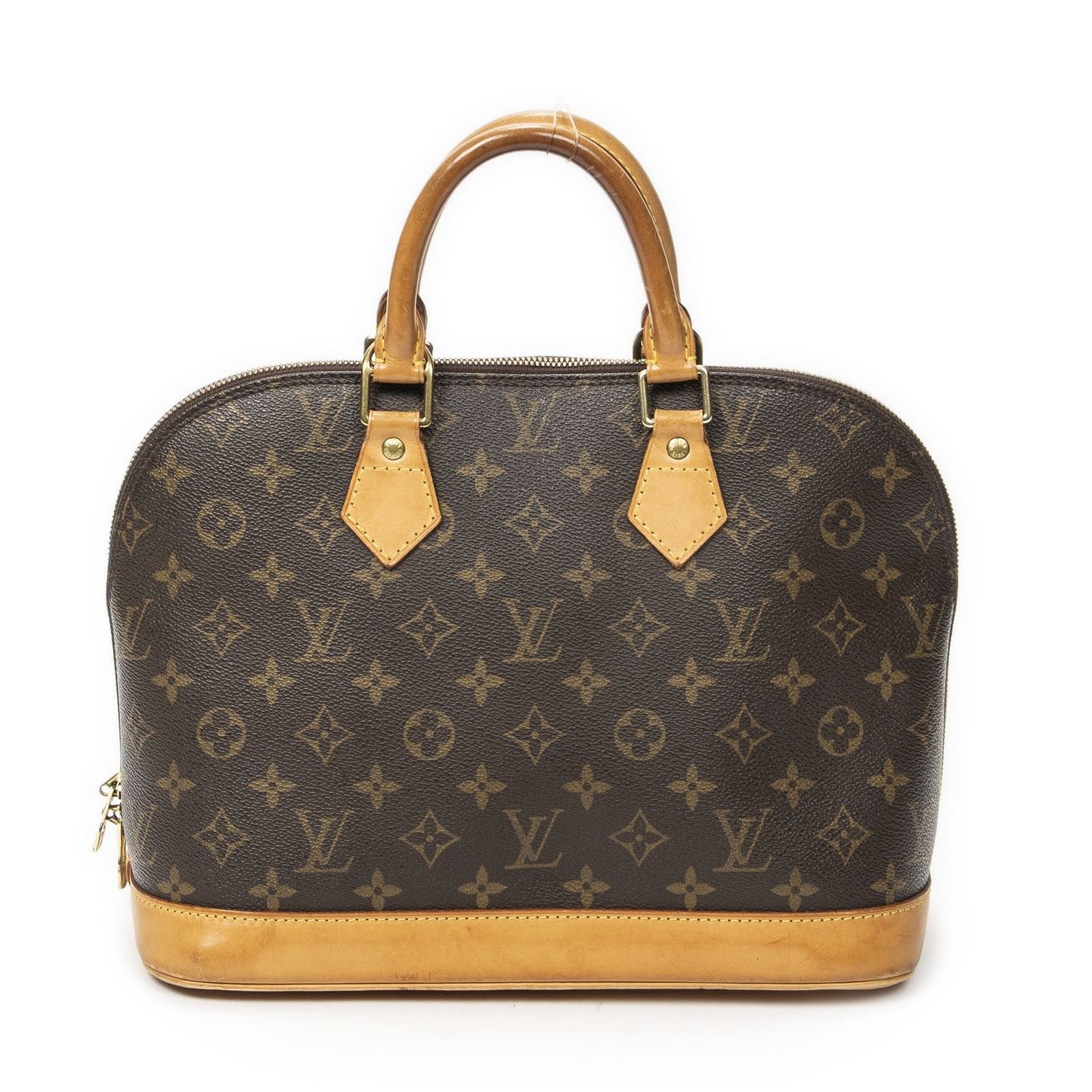 Louis Vuitton Alma Brown Monogram Canvas Handbag