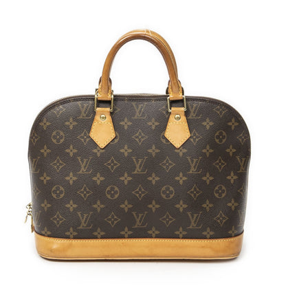 Louis Vuitton Alma Brown Monogram Canvas Handbag