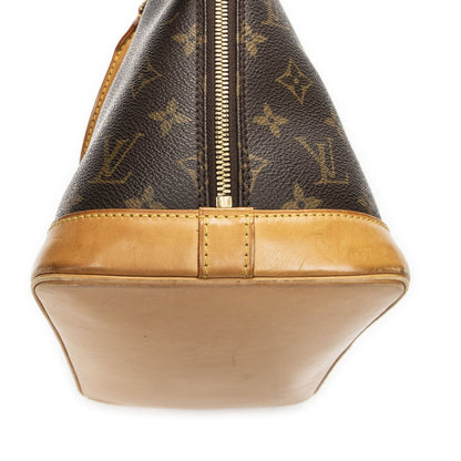 Louis Vuitton Alma Brown Monogram Canvas Handbag — view 7