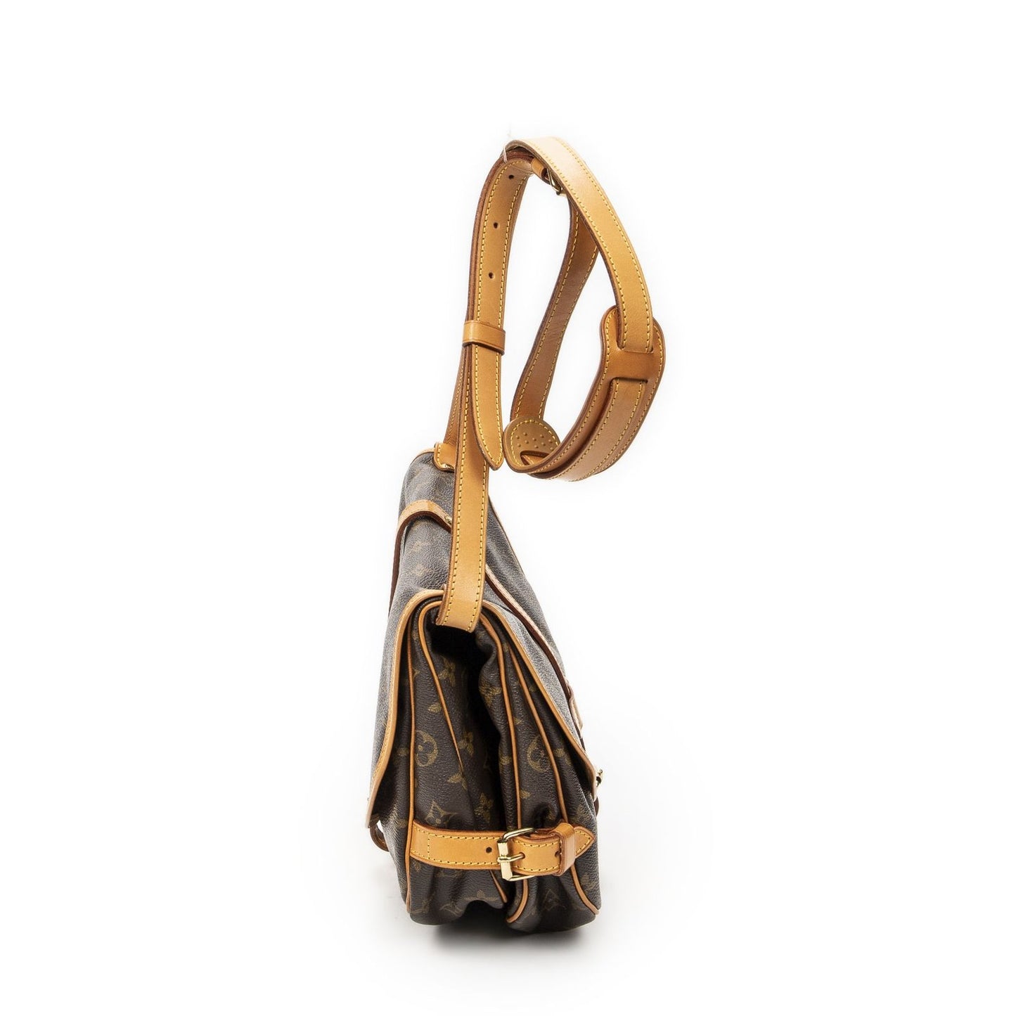 Louis Vuitton Saumur Brown Monogram Canvas — view 4