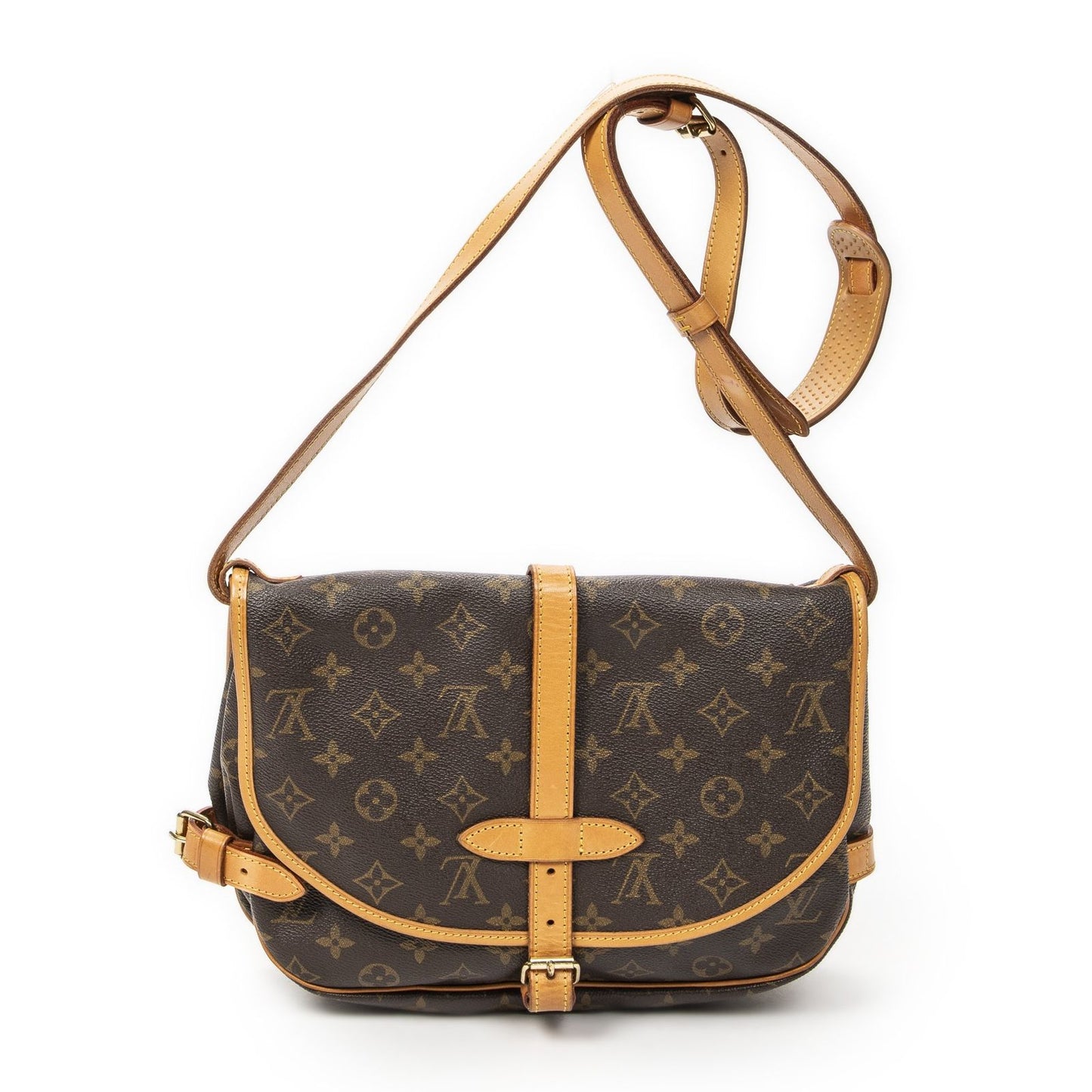 Louis Vuitton Saumur Brown Monogram Canvas — view 5