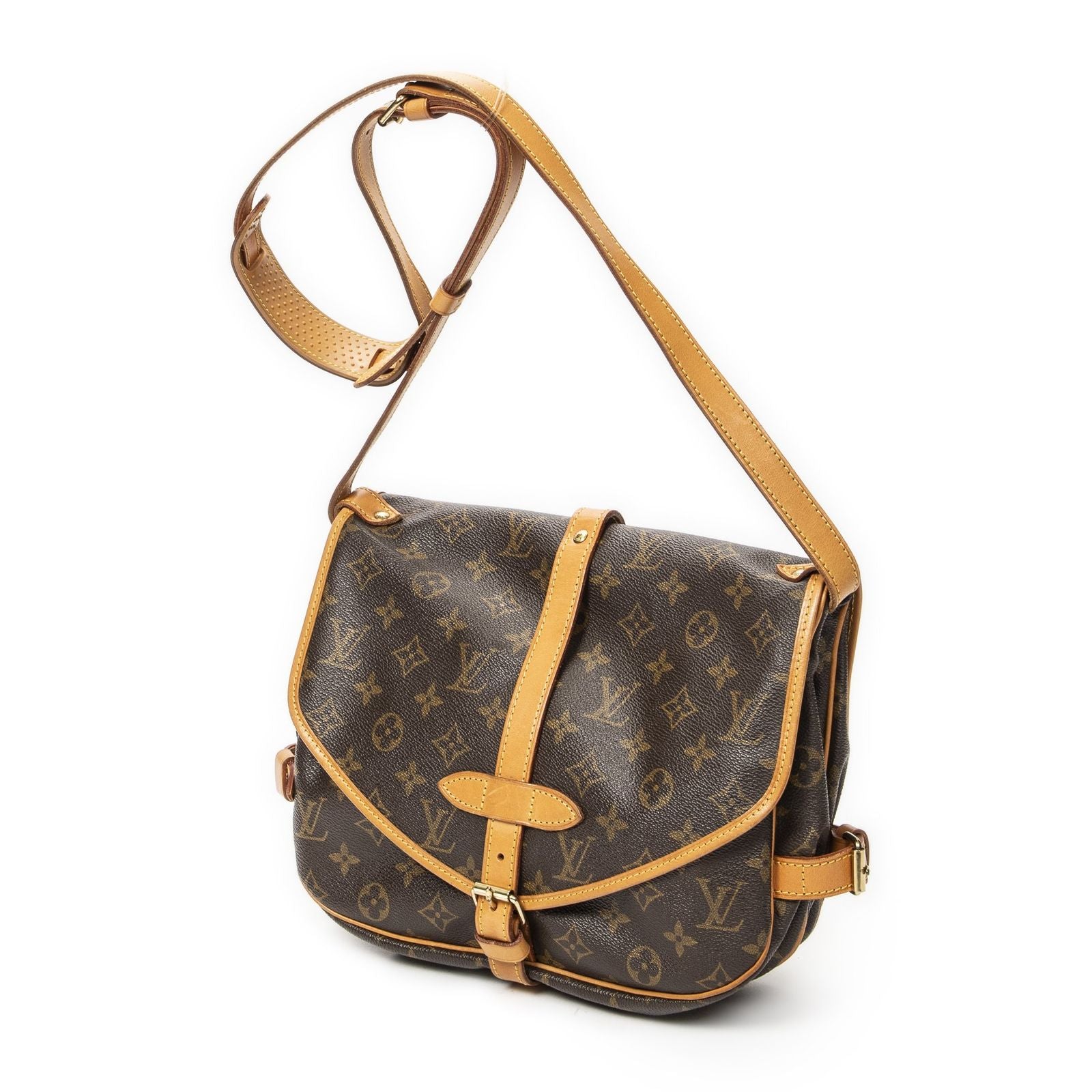 Louis Vuitton Saumur Brown Monogram Canvas — view 2