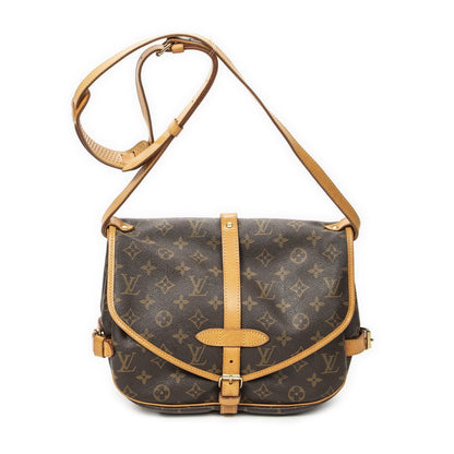 Louis Vuitton Saumur Brown Monogram Canvas