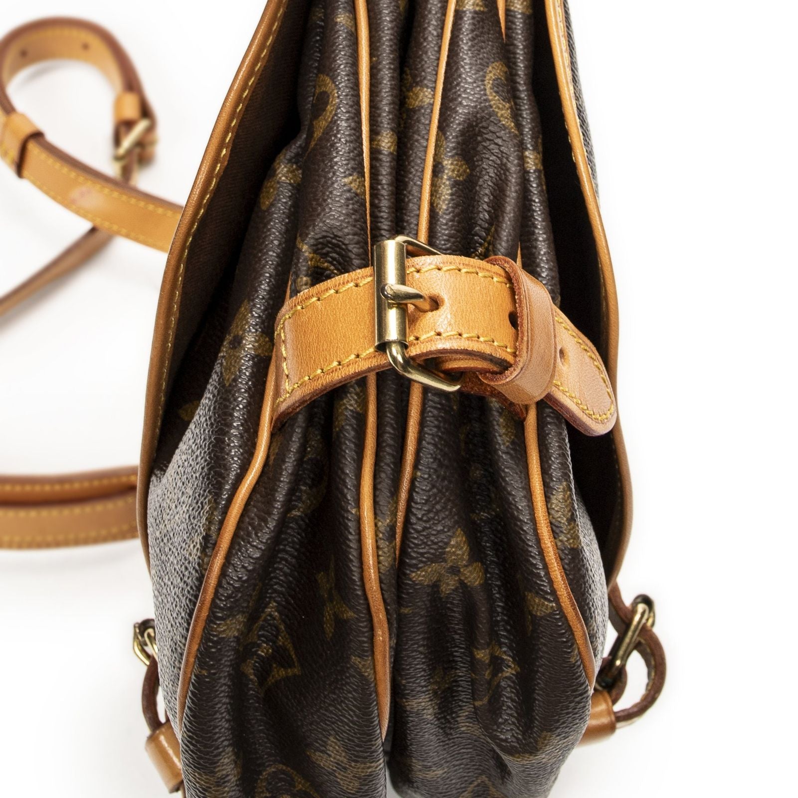 Louis Vuitton Saumur Brown Monogram Canvas — view 7