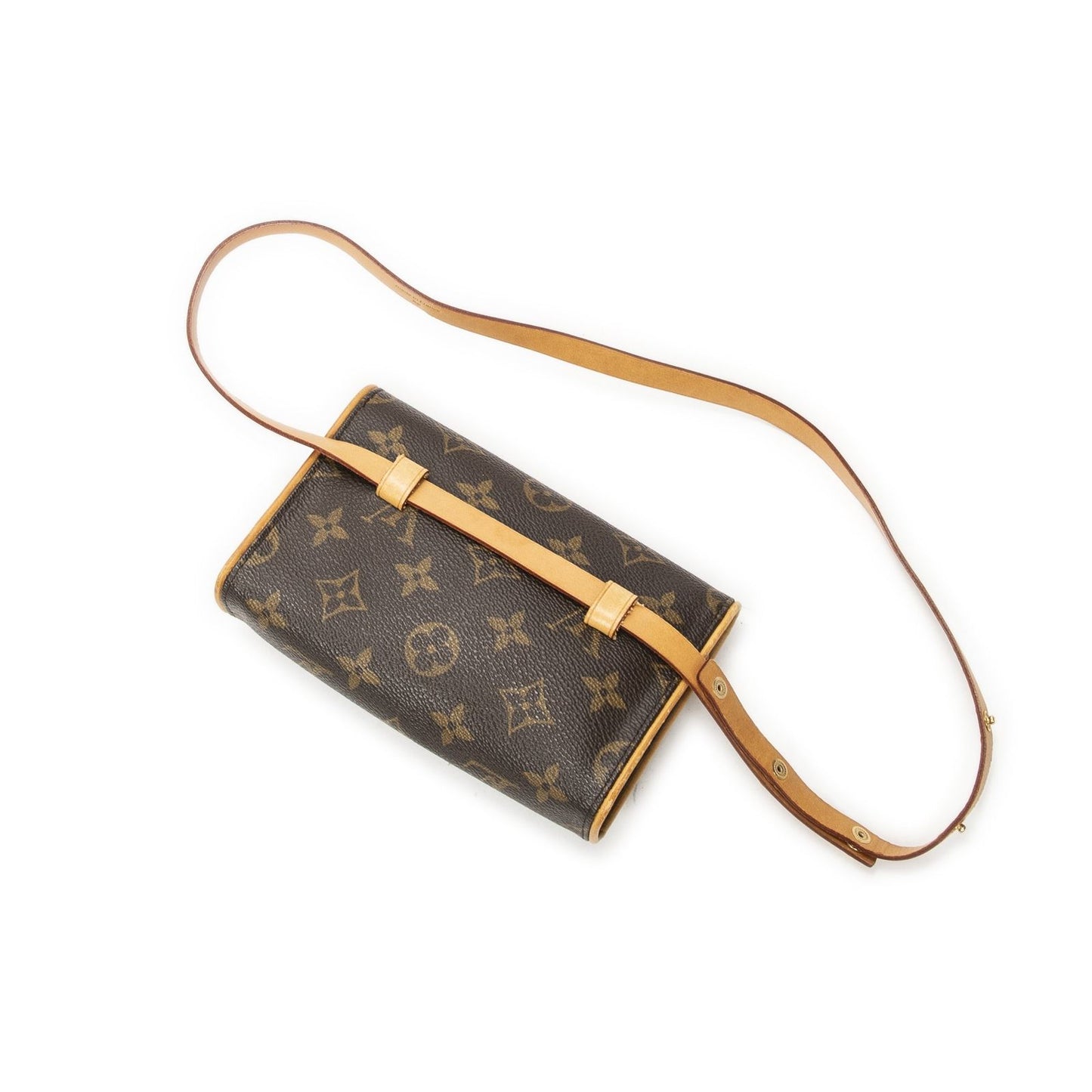 Louis Vuitton Pochette Florentine Brown Monogram Canvas Handbag — view 2