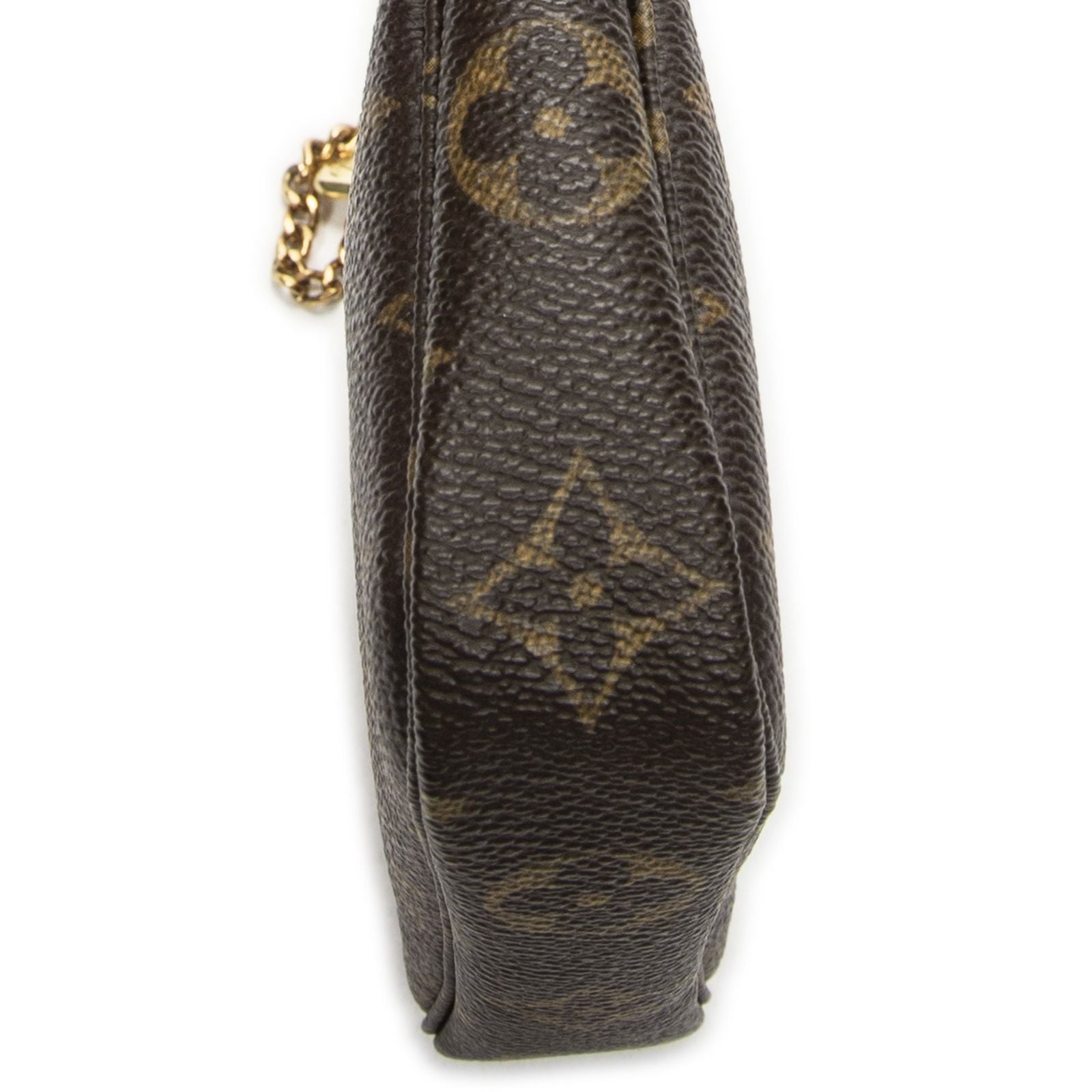 Louis Vuitton Mini Pochette Brown Monogram Canvas — view 7