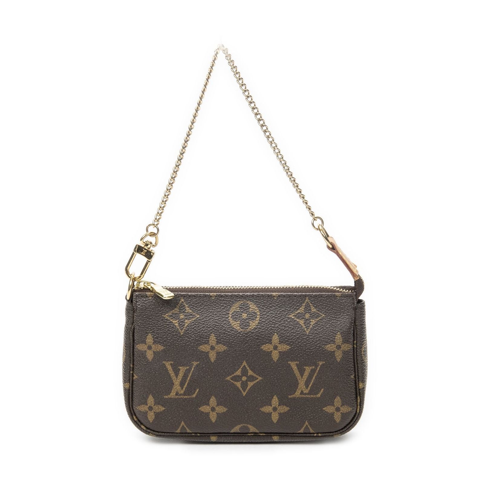 Louis Vuitton Mini Pochette Brown Monogram Canvas
