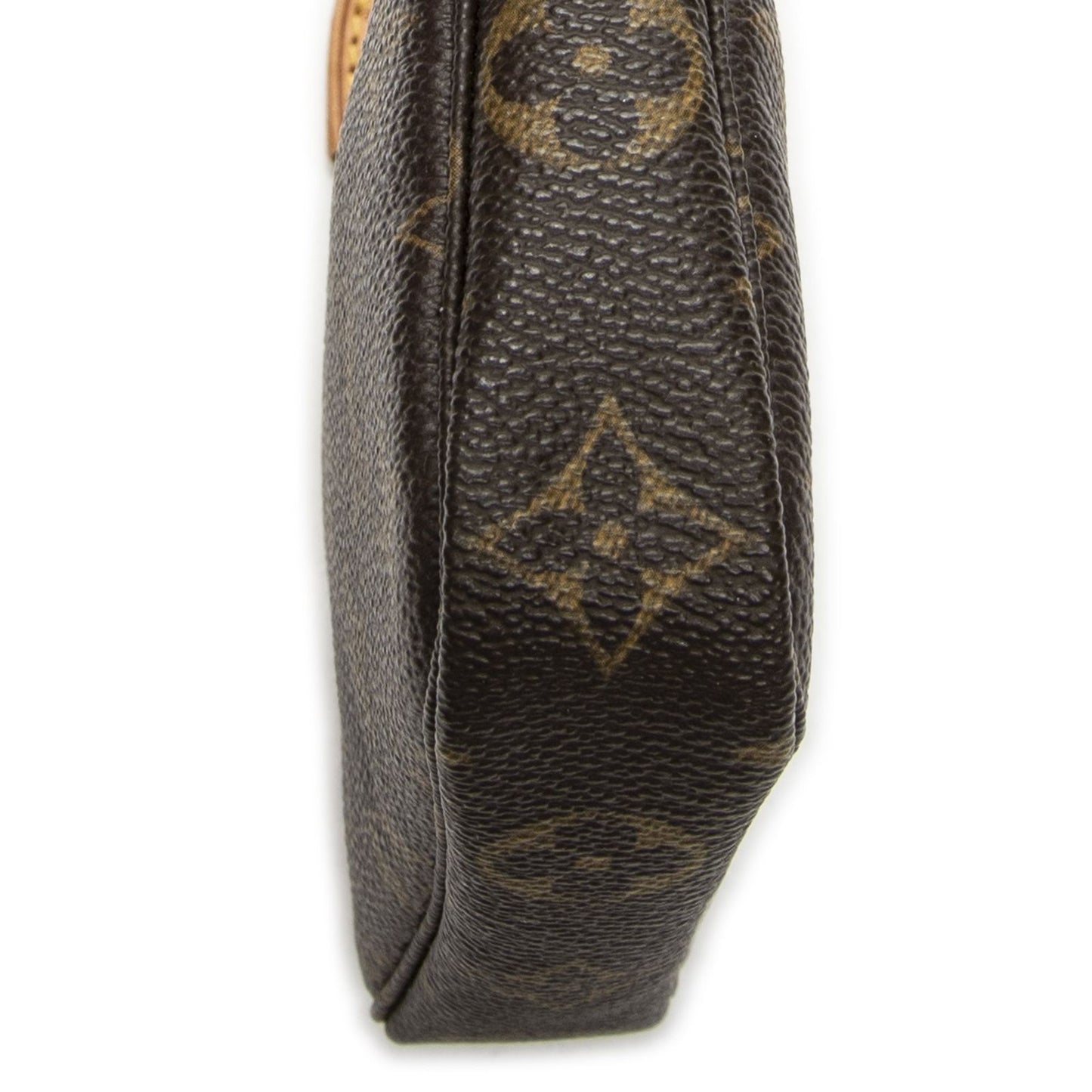 Louis Vuitton Mini Pochette Brown Monogram Canvas — view 8