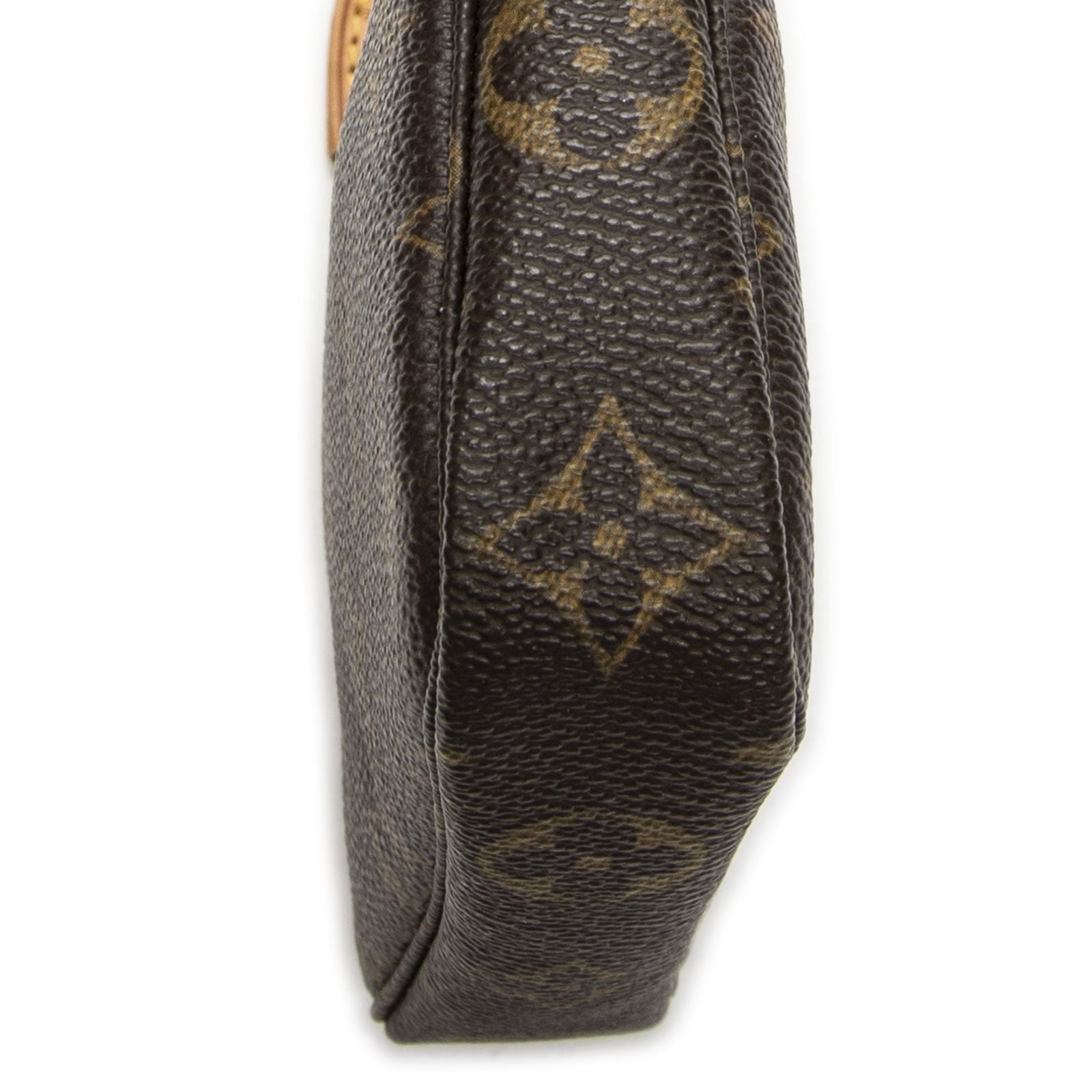 Louis Vuitton Mini Pochette Brown Monogram Canvas — view 8