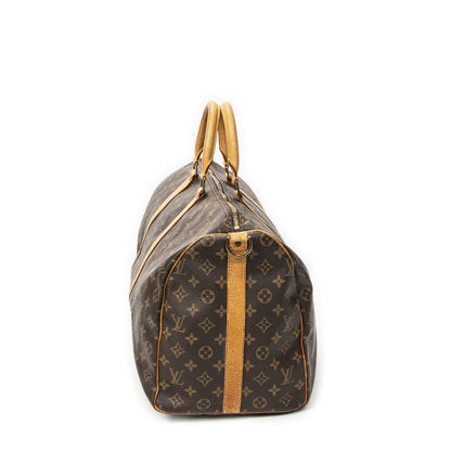 Louis Vuitton Keepall Bandouliere Brown Monogram Canvas — view 4