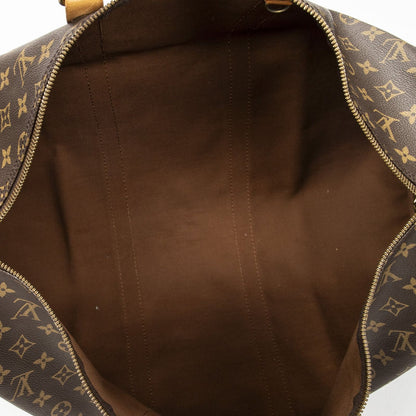 Louis Vuitton Keepall Bandouliere Brown Monogram Canvas — view 9