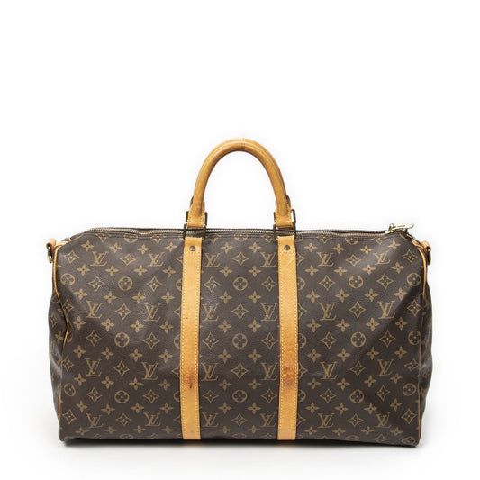 Louis Vuitton Keepall Bandouliere Brown Monogram Canvas