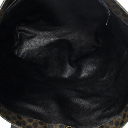 Celine Vintage Shopping Tote Black Macadam Canvas — view 9
