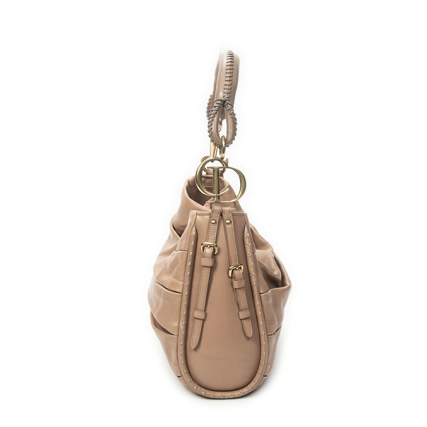 Dior Medium Libertine Hobo Beige Matelasse Calfskin — view 4