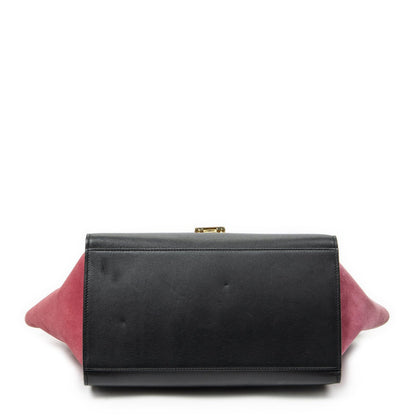 Celine Black Pink calfskin Leather Messenger — view 6