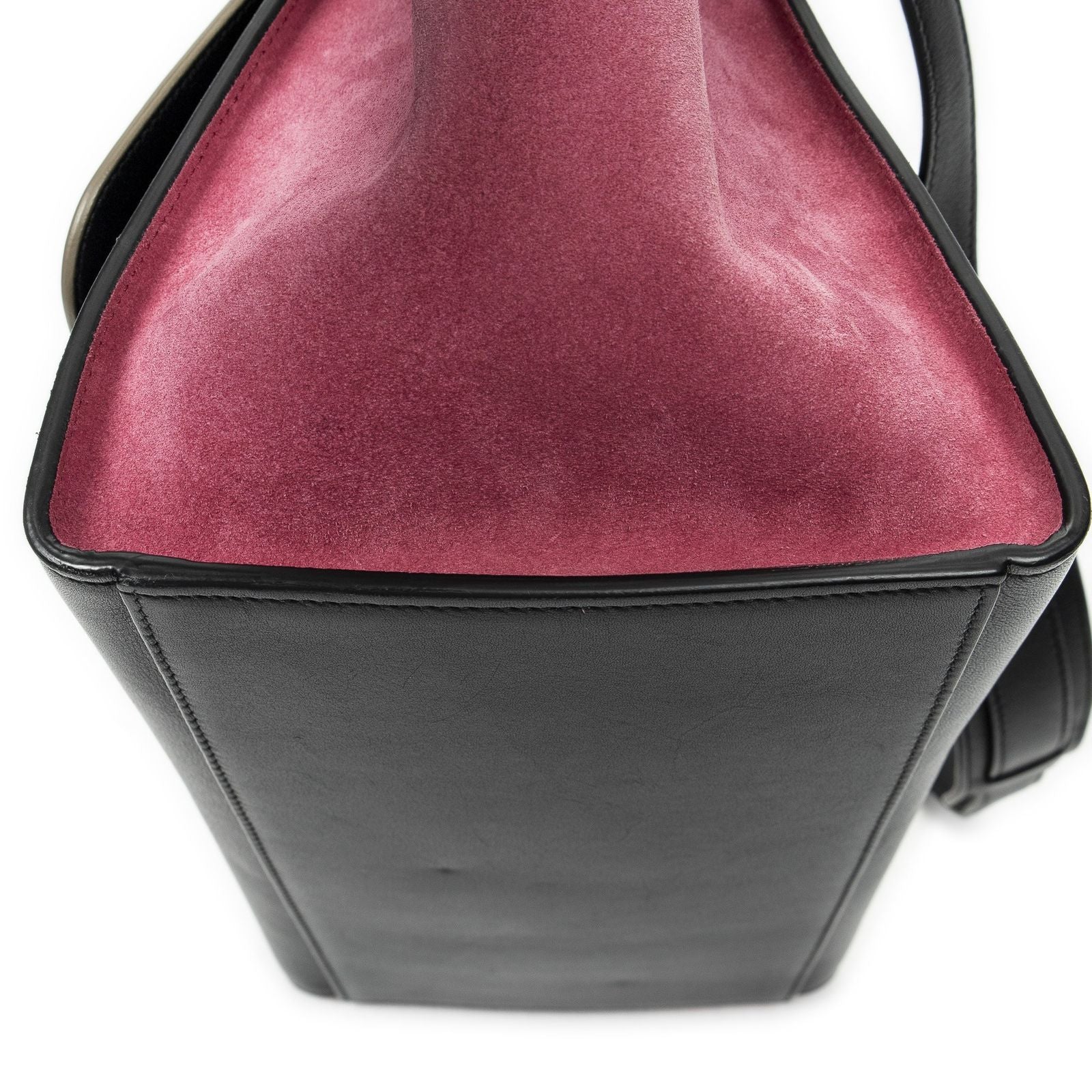 Celine Black Pink calfskin Leather Messenger — view 8