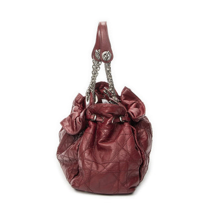 Dior Le Trente Tote Dark Gray Cannage Quilt — view 4