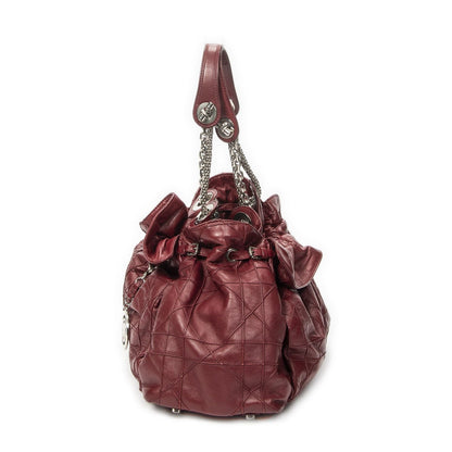 Dior Le Trente Tote Dark Gray Cannage Quilt — view 3