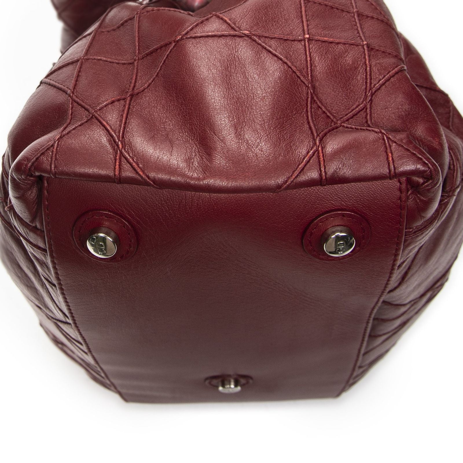 Dior Le Trente Tote Dark Gray Cannage Quilt — view 7