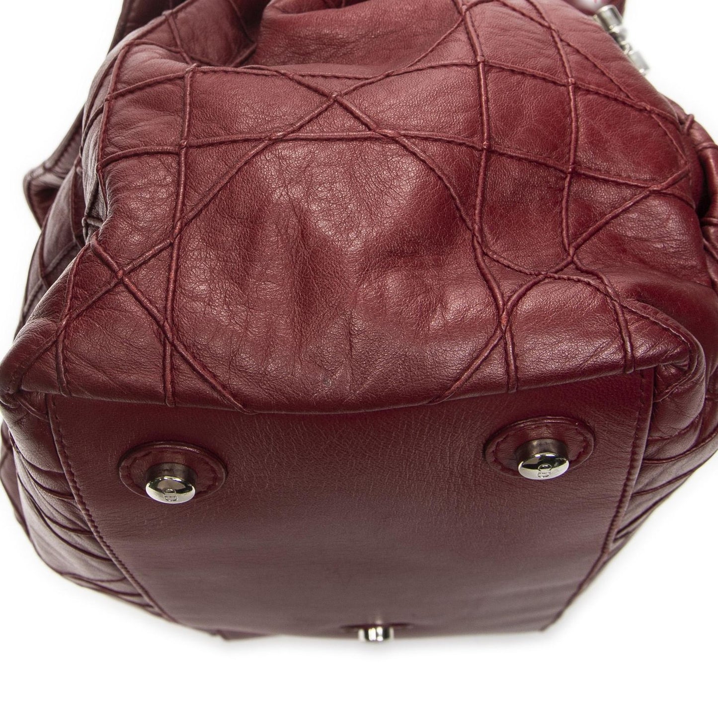 Dior Le Trente Tote Dark Gray Cannage Quilt — view 8