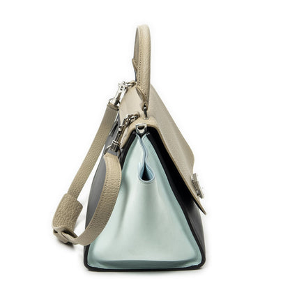 Celine Black Light Blue calfskin Leather Messenger — view 4