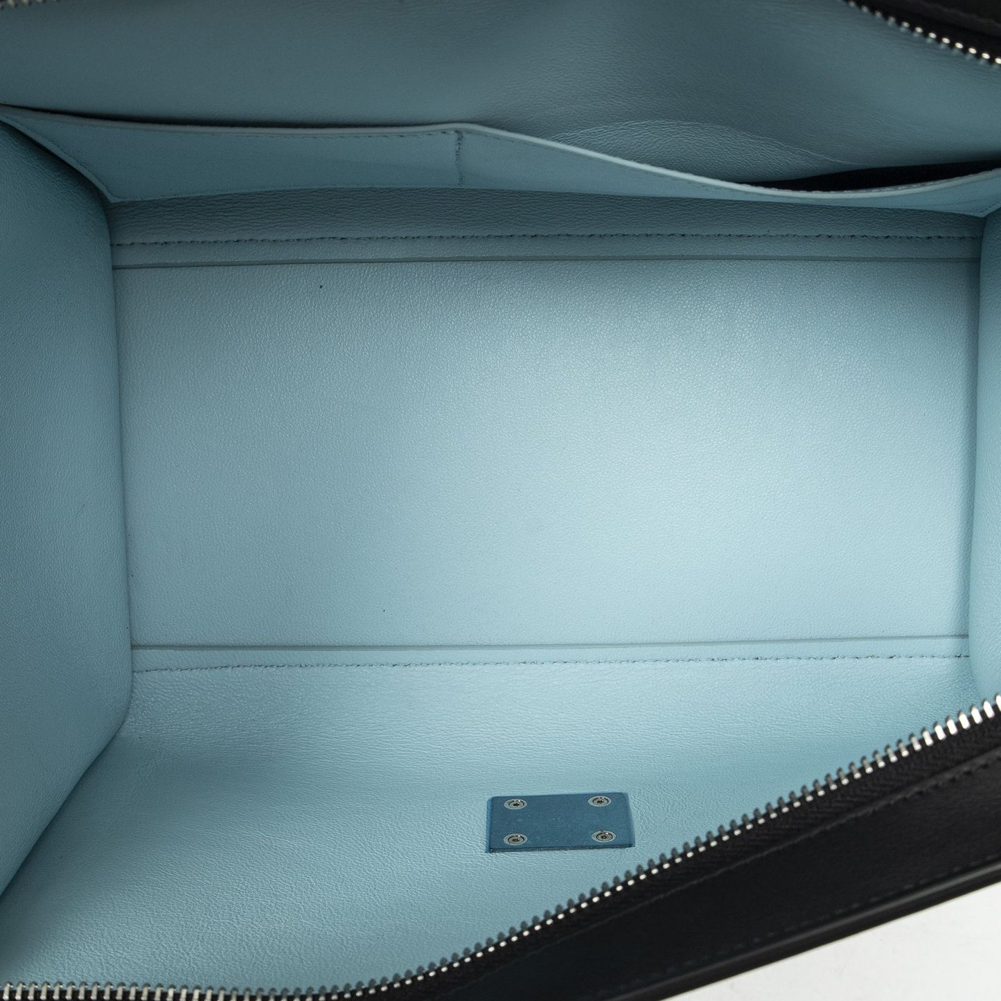 Celine Black Light Blue calfskin Leather Messenger — view 9