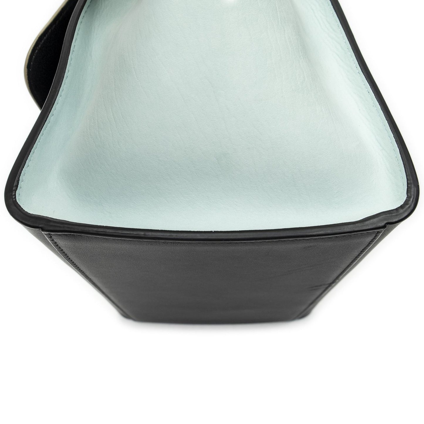 Celine Black Light Blue calfskin Leather Messenger — view 7