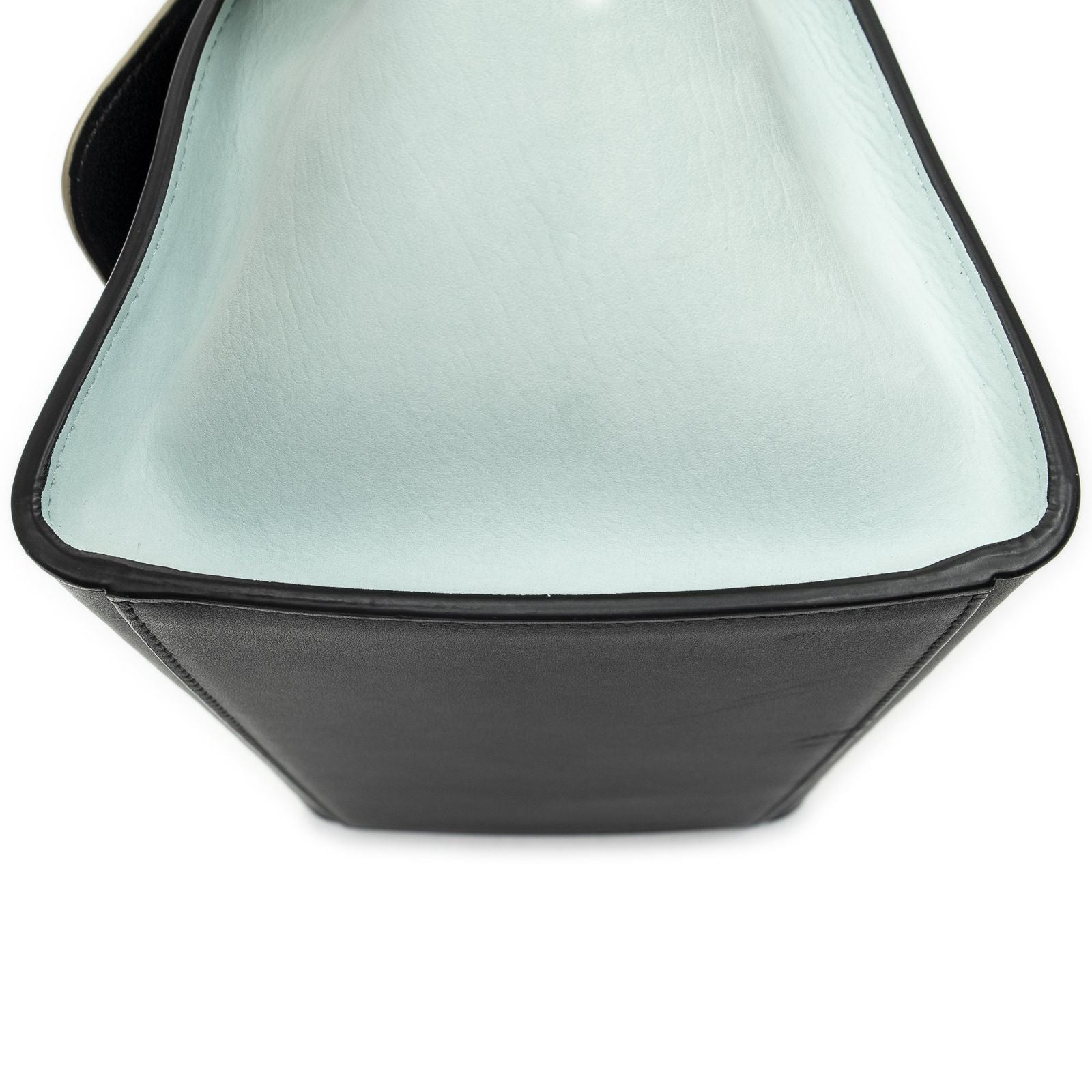 Celine Black Light Blue calfskin Leather Messenger — view 7