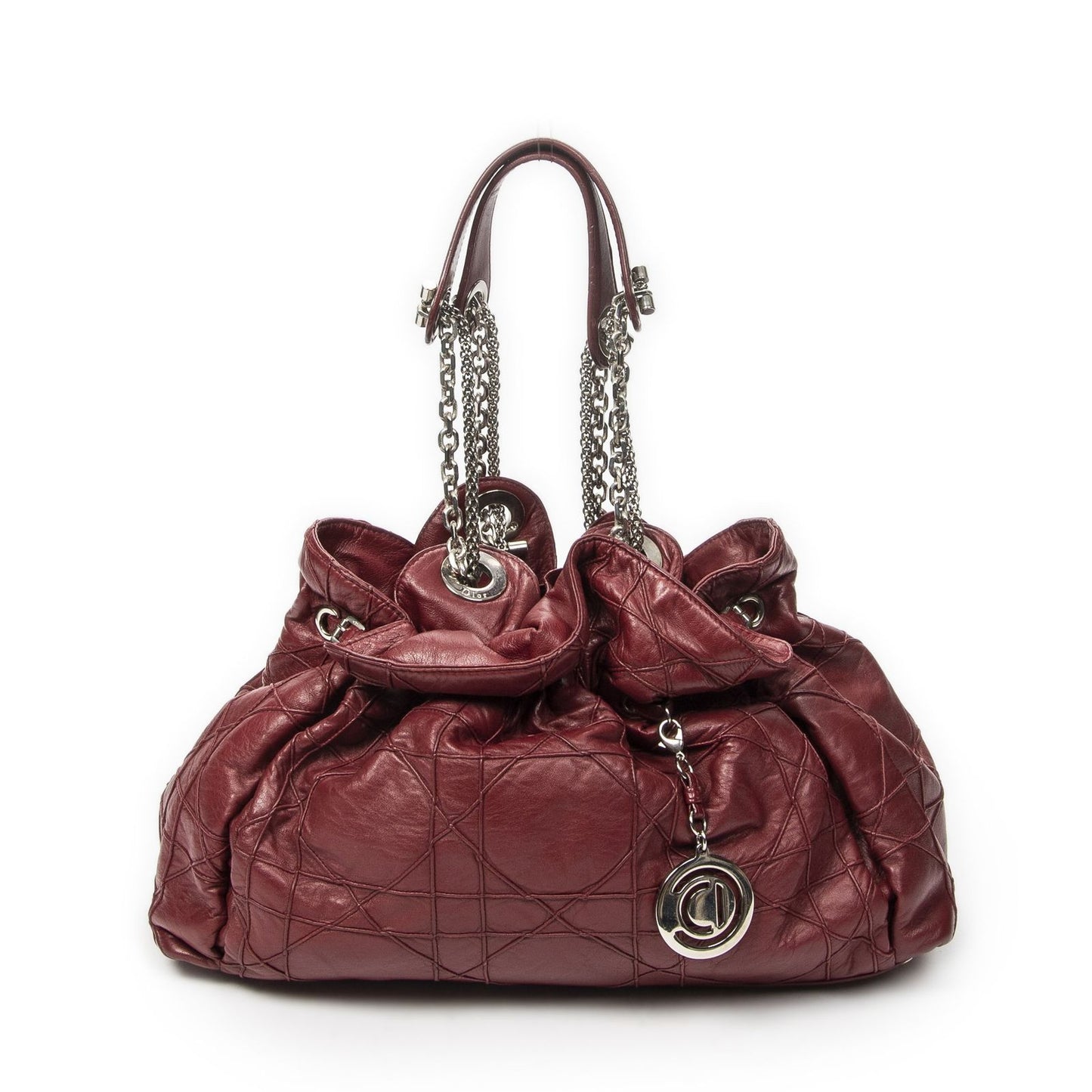 Dior Le Trente Tote Dark Gray Cannage Quilt