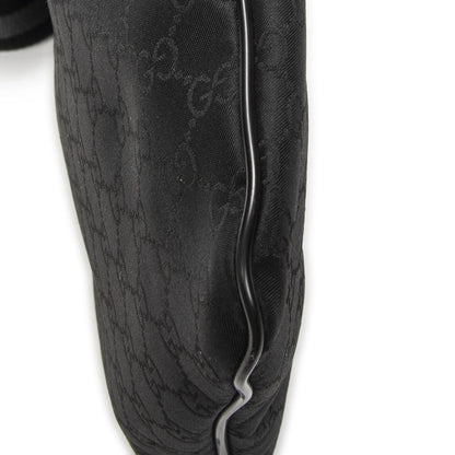 Gucci Small Front Zip Messenger Black GG Nylon Canvas — view 7