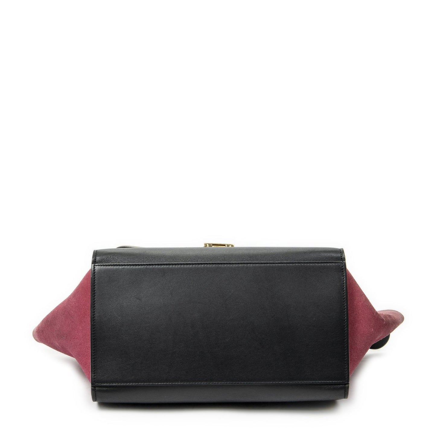 Celine Small Medium Swing Black Pink Top Calfskin Leather — view 6
