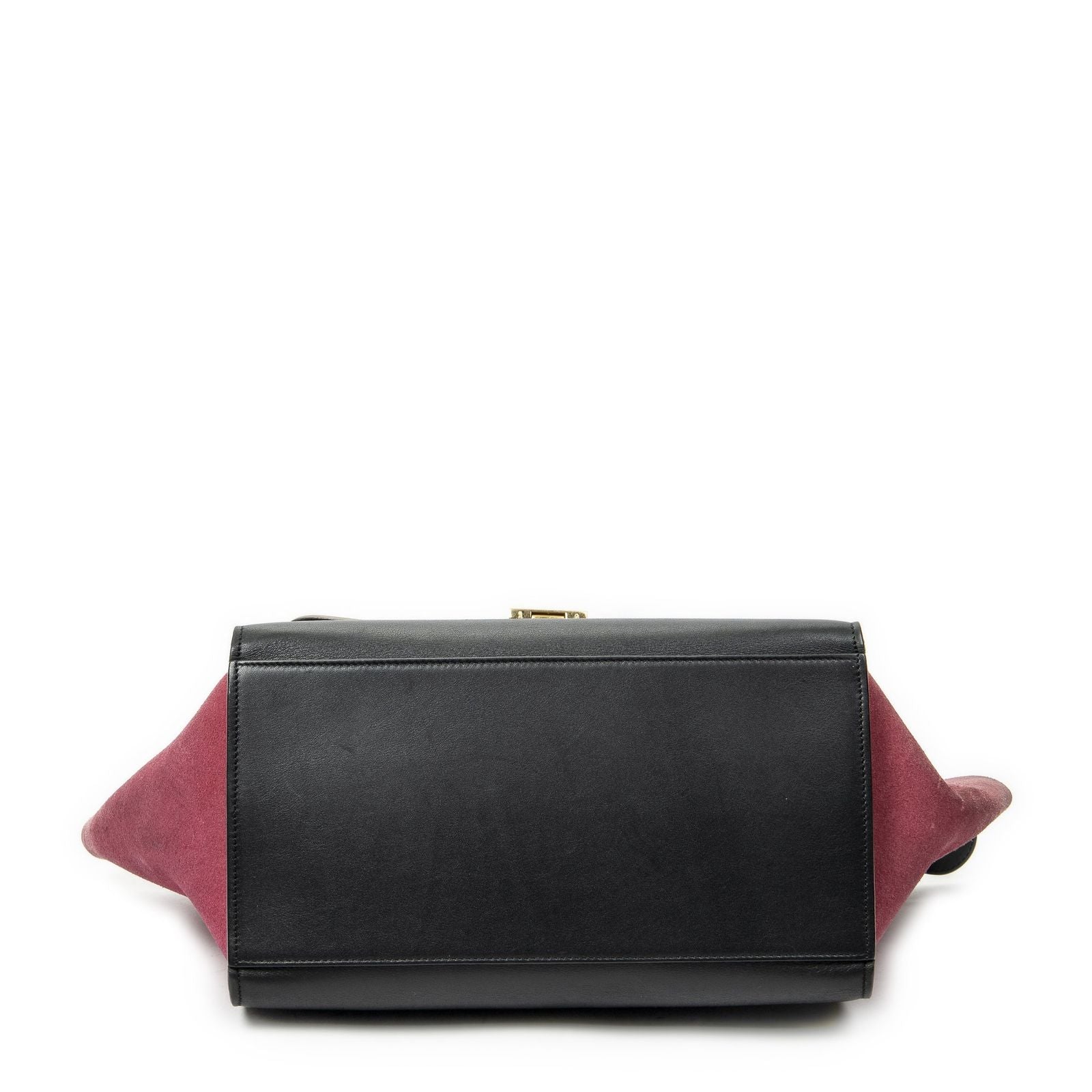 Celine Small Medium Swing Black Pink Top Calfskin Leather — view 6